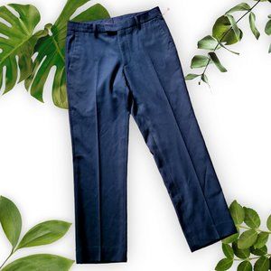 Black Wool-Blend Dress Pant, sz 31